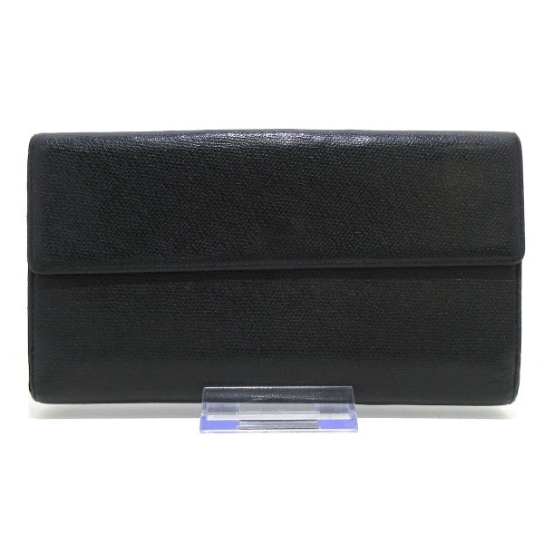 37828916 2 Chanel Coco Button Long Wallet Leather Black