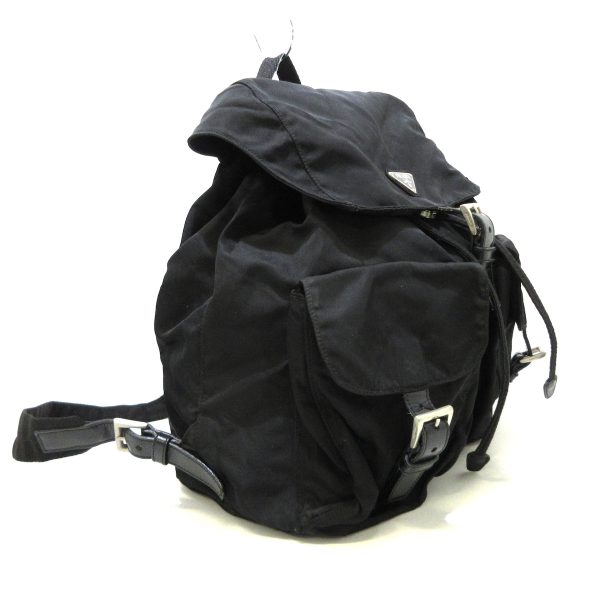 37829185 2 Prada Rucksack Nylon Leather Black