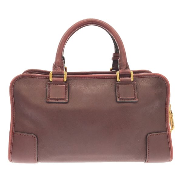 37831442 3 Loewe Amazona 28 Handbag Leather Bordeaux