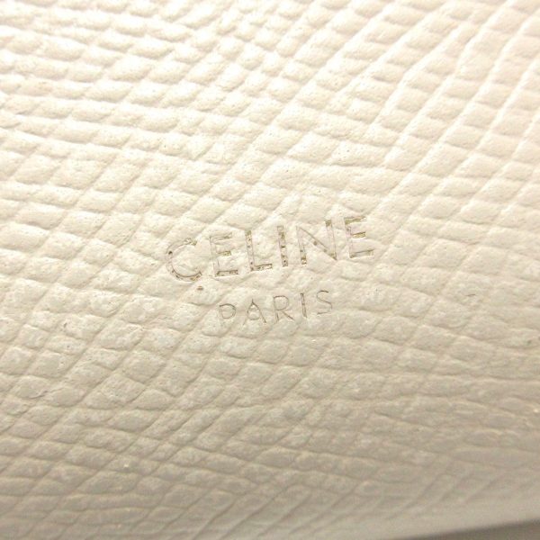 37831883 5 Celine Small Trifold Leather Wallet Ivory