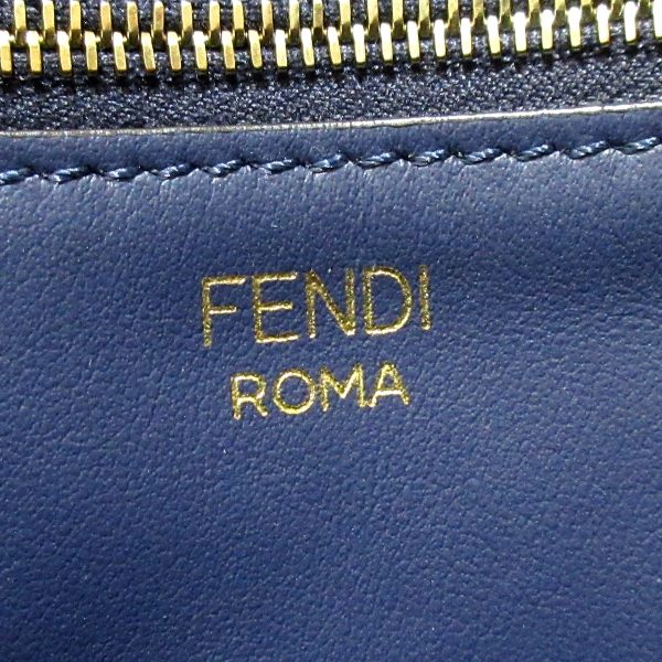 37832684 7 Fendi Tote Bag Jacquard Brown Navy Red