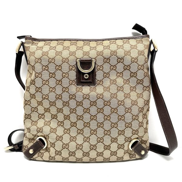 37833047 1 Gucci Abbey Gg Pattern Jacquard Shoulder Bag Beige