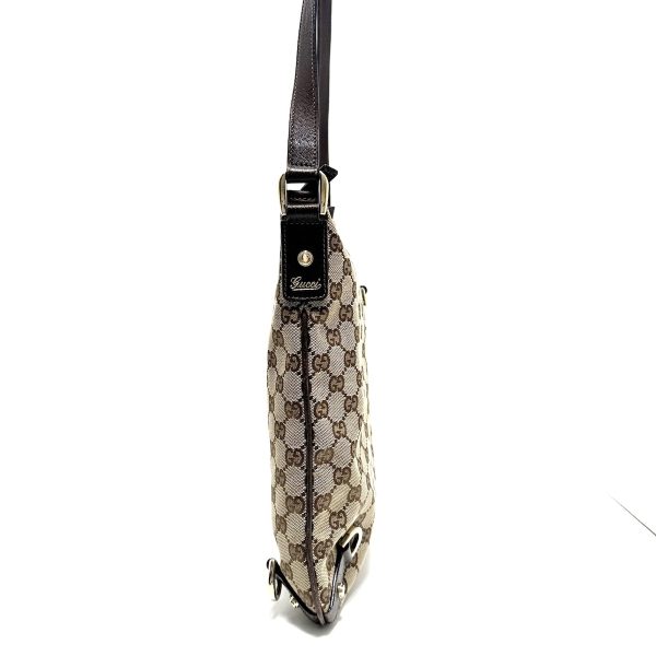 37833047 2 Gucci Abbey Gg Pattern Jacquard Shoulder Bag Beige