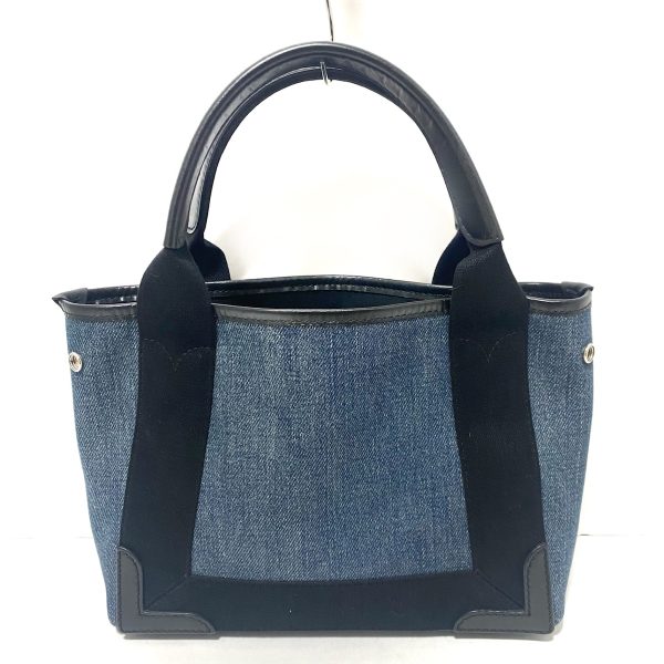 37833203 3 Balenciaga Navy Cabas XS Denim Tote Bag Navy