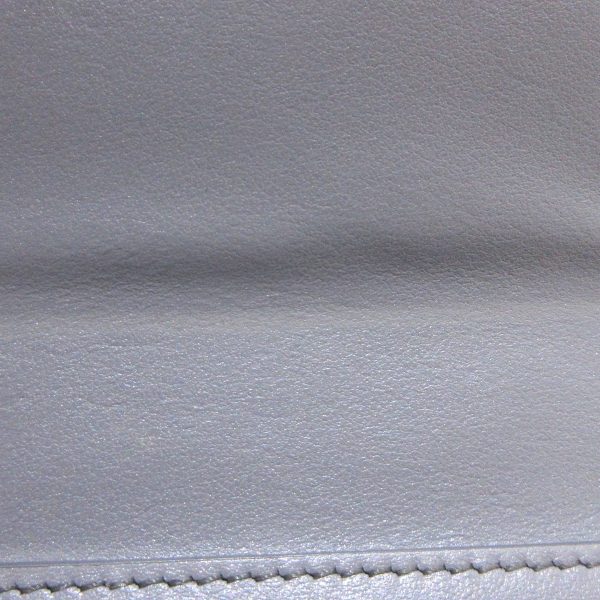 37833204 7 Celine Small Trifold Leather Wallet Gray