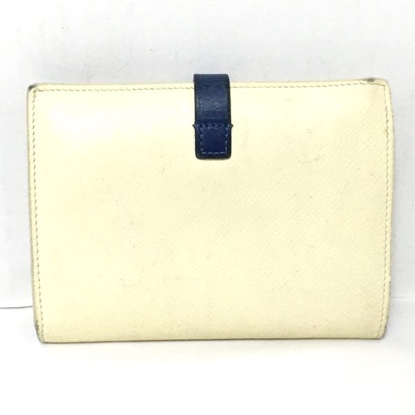 37834200 2 Celine Strap Medium Bifold Leather Wallet Ivory