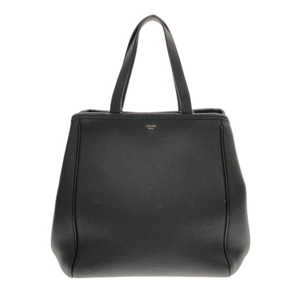 37834433 1 Celine Small Fold Hippo Grained Calf Tote Bag Black