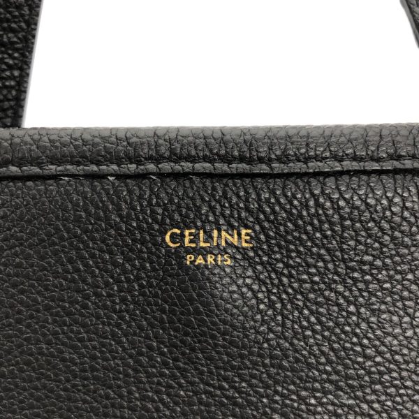 37834433 7 Celine Small Fold Hippo Grained Calf Tote Bag Black