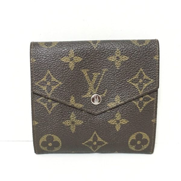 37836055 1 Louis Vuitton Portomonevier Monogram Canvas W Hook Wallet Brown