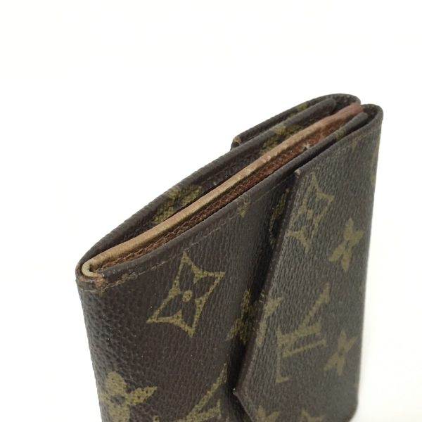 37836055 10 Louis Vuitton Portomonevier Monogram Canvas W Hook Wallet Brown