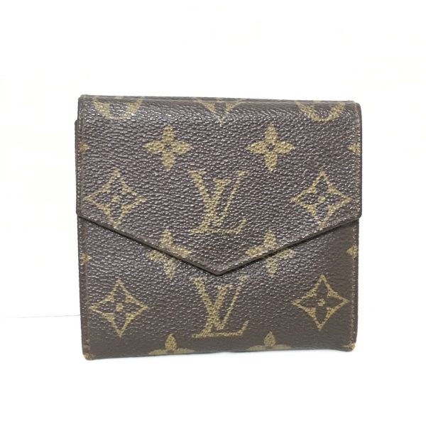 37836055 2 Louis Vuitton Portomonevier Monogram Canvas W Hook Wallet Brown