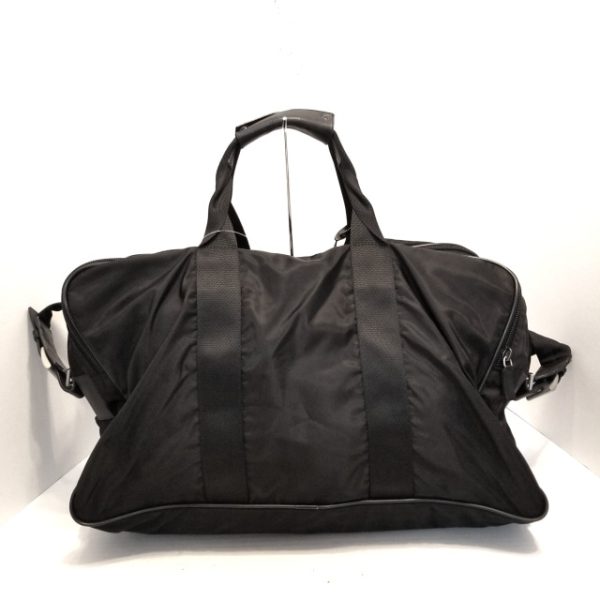 37837076 3 Prada Boston Bag Nylon Leather Black