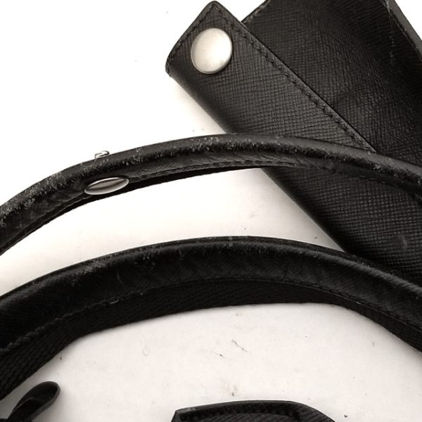 37837076 6 Prada Boston Bag Nylon Leather Black