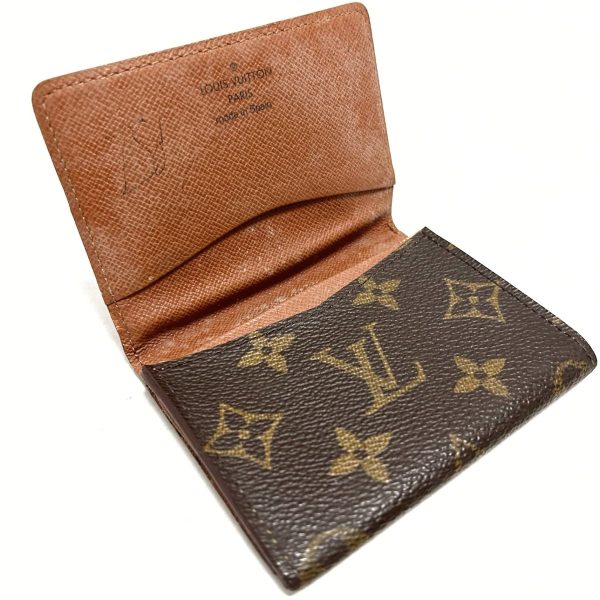 37837331 3 Louis Vuitton Anvelope Carte de Visite Canvas Card Holder Brown