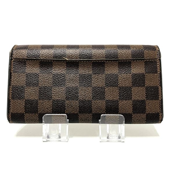 37838539 2 Louis Vuitton Portefeuille Sara Damier Canvas Long Wallet Ebene