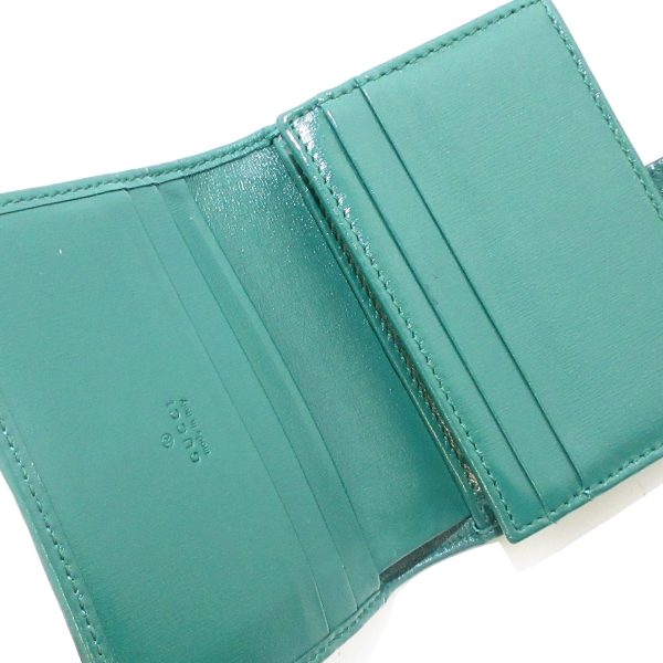 37838832 3 Gucci Jackie 1961 Leather Bifold Wallet Green