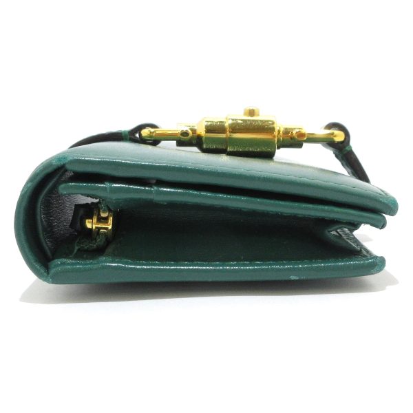 37838832 7 Gucci Jackie 1961 Leather Bifold Wallet Green