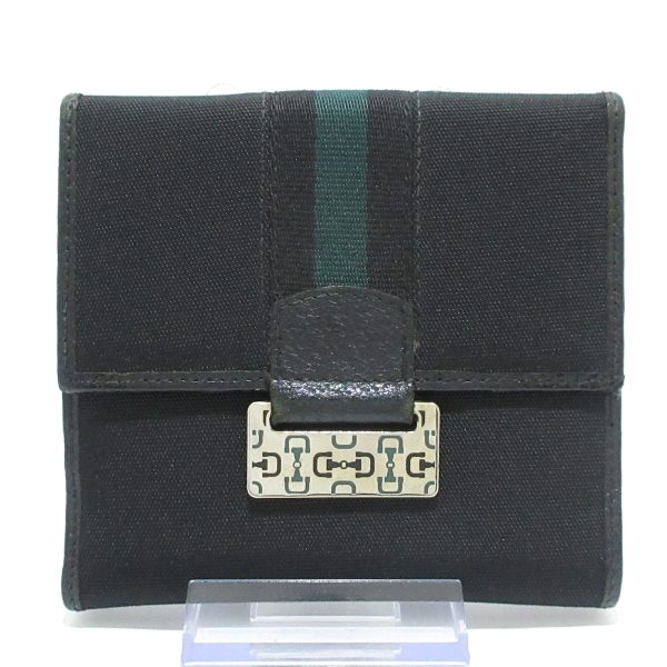 37838833 1 Gucci W Hook Nylon Wallet Black