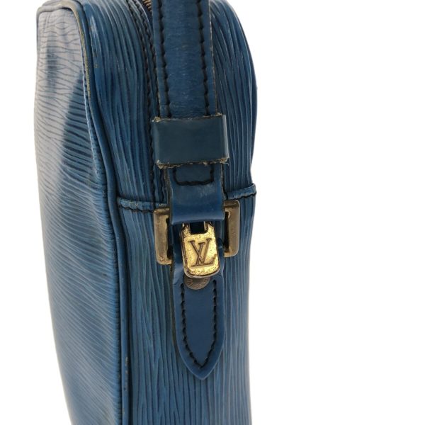 37839534 10 Louis Vuitton Danube Leather Shoulder Bag Toledo Blue