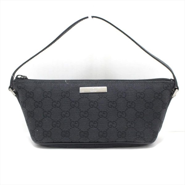 37843598 1 Gucci Gg Pattern Jacquard Handbag Black