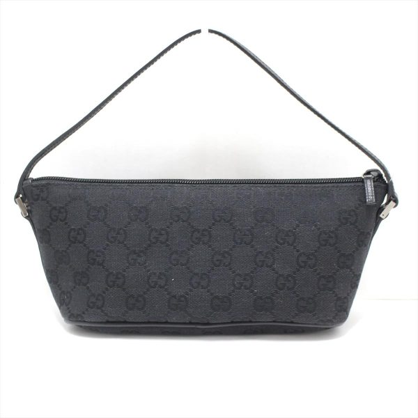 37843598 3 Gucci Gg Pattern Jacquard Handbag Black