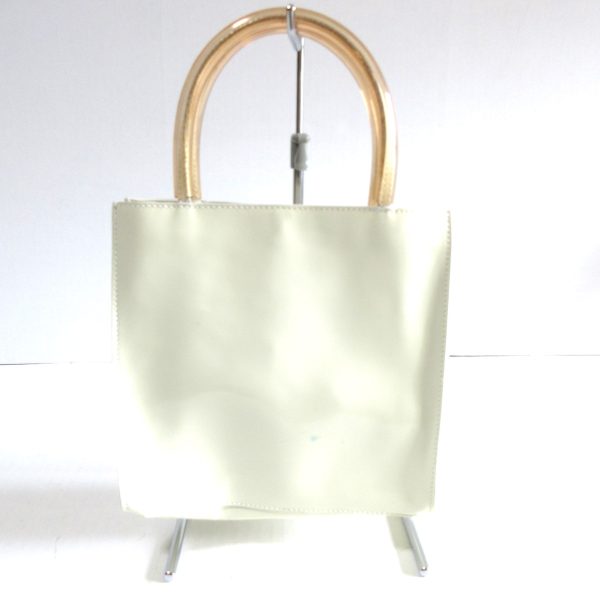 37843659 3 Salvatore Ferragamo Enamel Tote Bag Ivory