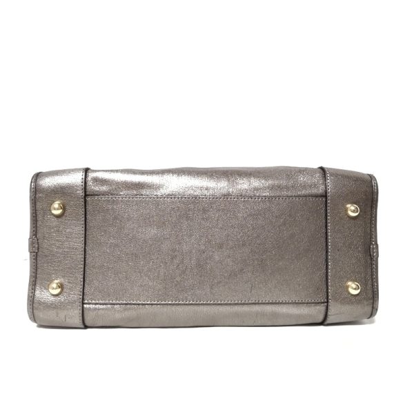 37845384 4 Loewe Amazona 36 Handbag Leather Silver