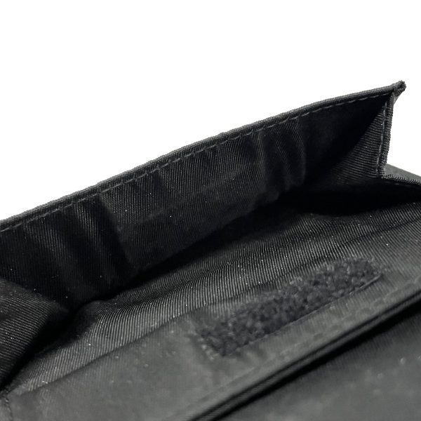 37845654 4 Prada Trifold Wallet Nylon Black