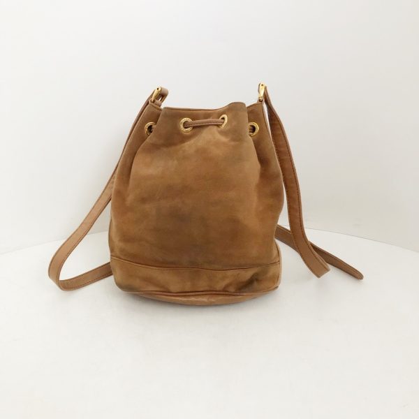 37846779 3 Gucci Horsebit Suede Shoulder Bag Brown