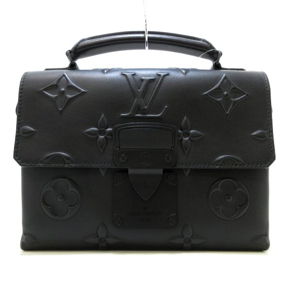 37846939 1 Louis Vuitton Ambassador Leather Handbag Black