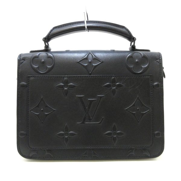 37846939 3 Louis Vuitton Ambassador Leather Handbag Black