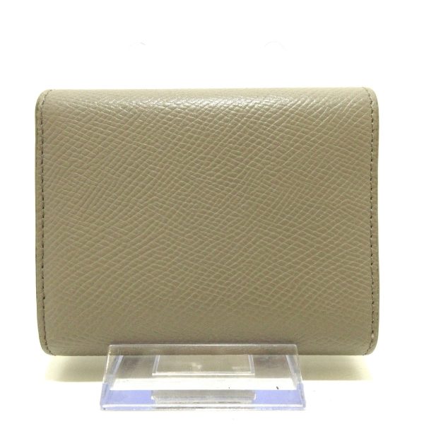 37847006 2 Celine Small Trifold Leather Wallet Gray