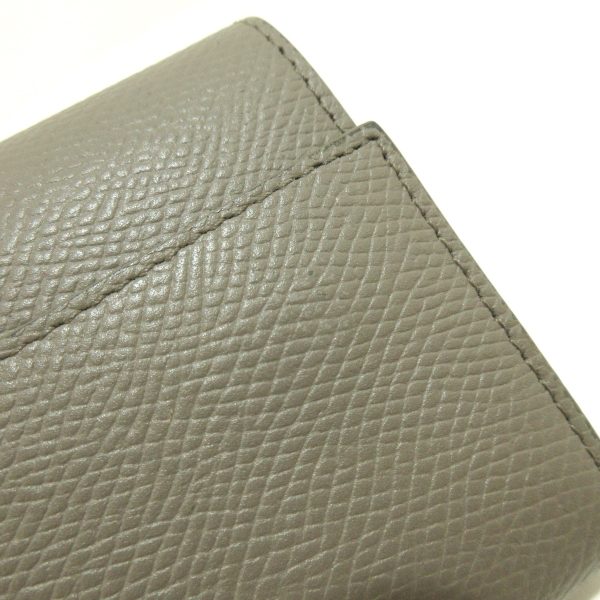 37847006 7 Celine Small Trifold Leather Wallet Gray