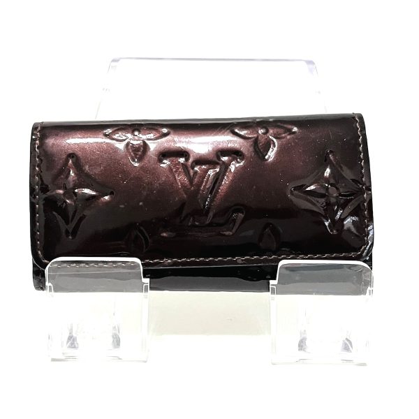 37848504 1 Louis Vuitton Multicle Patent Leather Key Case Amarant