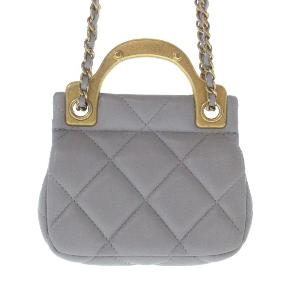 37848895 3 Chanel Matelasse Shoulder Bag Lambskin Light Gray