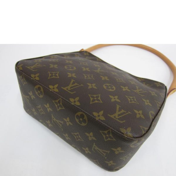 37849 4 Louis Vuitton Looping MM Monogram Shoulder Bag Brown