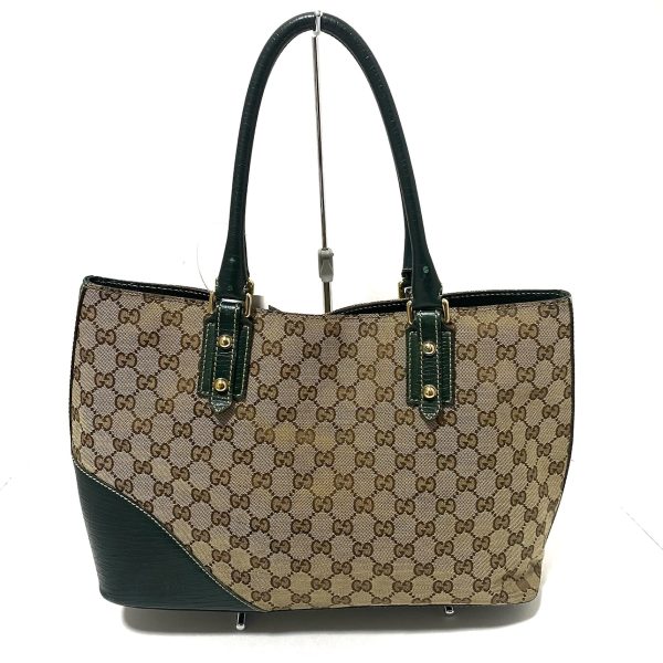 37850393 3 Gucci Gg Pattern Horsebit Jacquard Tote Bag Beige