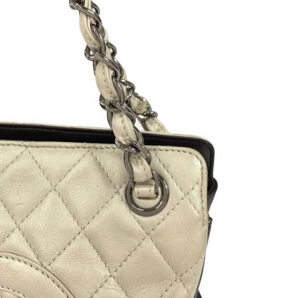 37850410 9 Chanel Matelasse 255 Shoulder Bag Lambskin Silver Black