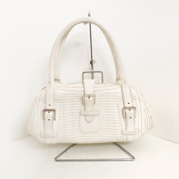 37850629 1 Loewe Senda Handbag Leather Ivory