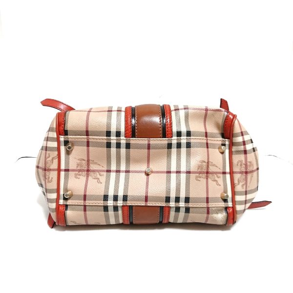 37851054 4 Burberry Tote Bag Plaid Pattern Beige