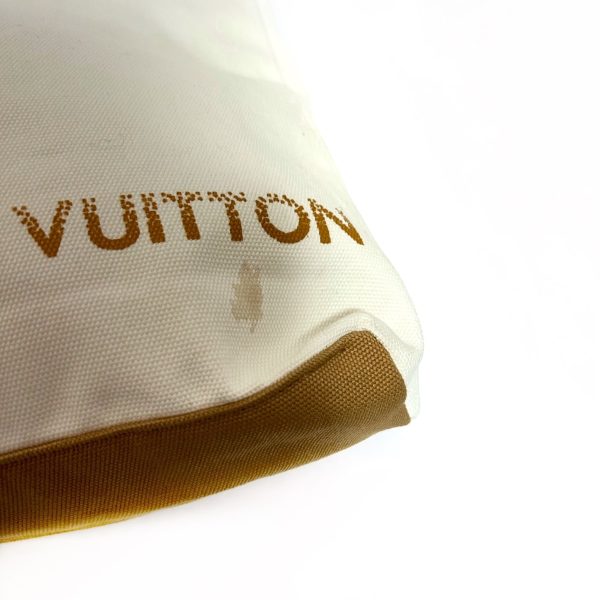 37851769 5 Louis Vuitton Fondation Louis Vuitton Museum Canvas Tote Bag White Beige