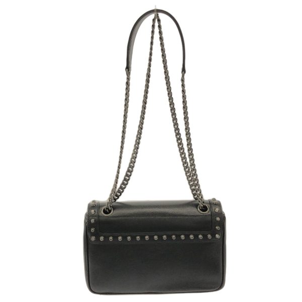 37852824 3 Prada Shoulder Bag Leather Black Gray