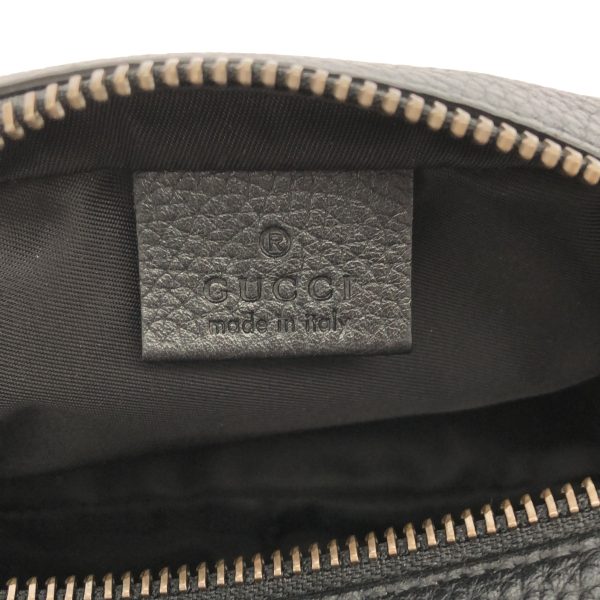 37853311 7 Gucci Soho Interlocking G Leather Shoulder Bag Black