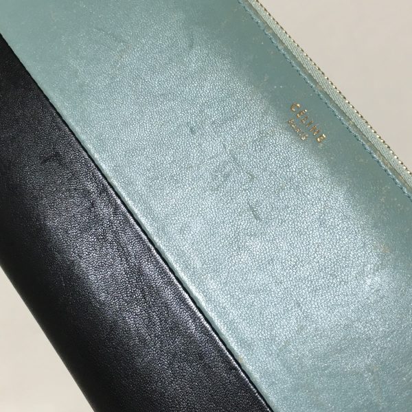 37853408 8 Celine Leather Long Wallet Light Blue