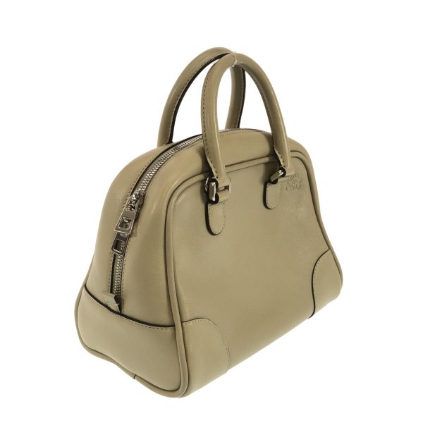 37863688 2 Loewe Amazona 75 Small Handbag Leather Khaki