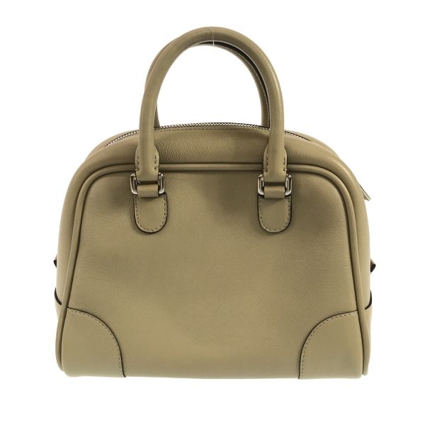 37863688 3 Loewe Amazona 75 Small Handbag Leather Khaki