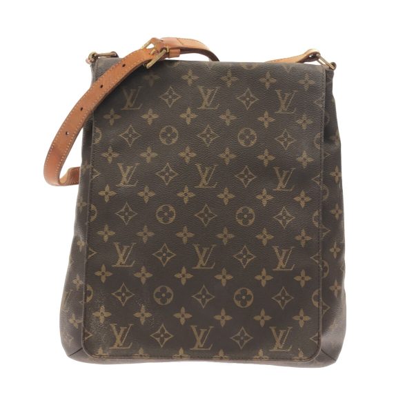 37864385 1 Louis Vuitton Musette Monogram Canvas Shoulder Bag Brown