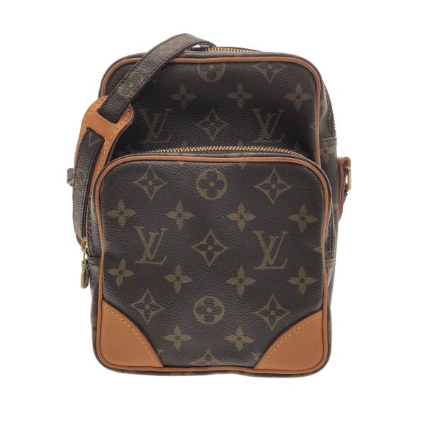 37864596 1 Louis Vuitton Amazon Monogram Canvas Shoulder Bag Brown