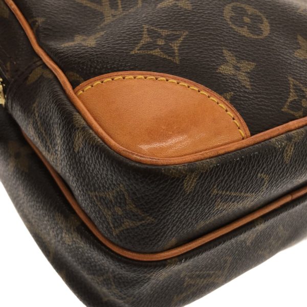 37864596 5 Louis Vuitton Amazon Monogram Canvas Shoulder Bag Brown