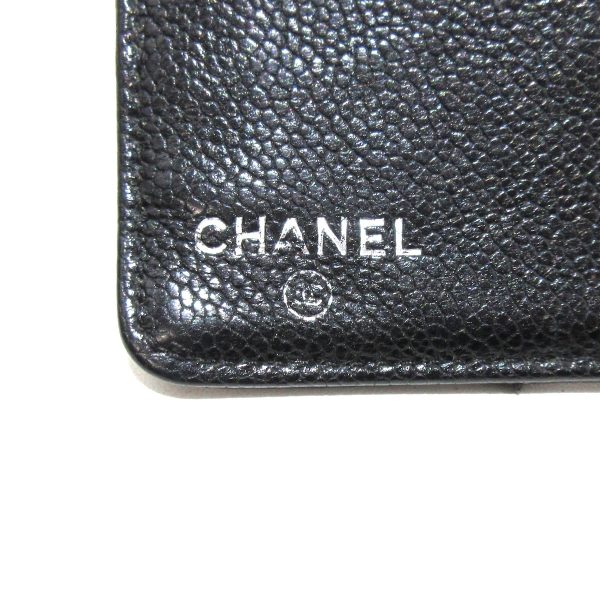 37864791 5 Chanel Matelasse Caviar Skin Long Wallet Black